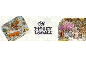 Mossy Giant Rolling Trays - A Blend of Nature and Functionality