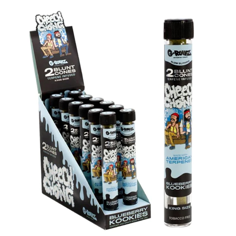 G-ROLLZ CHEECH & CHONG HEMP BLUNTS BLUEBERRY KOOKIES