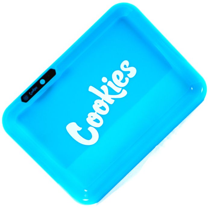 Cookies x Glow Tray LED Rolling Tray - Blue