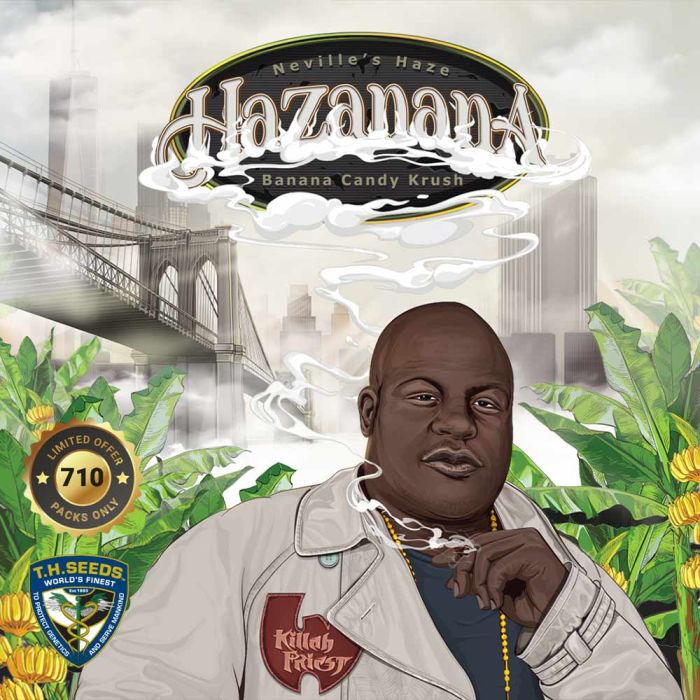 Hazanana Female Cannabis Seeds by T.H.Seeds x Killah Priest