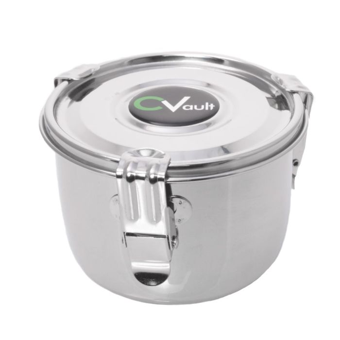 Stainless Steel Humidity Controlled Storage Container by CVault