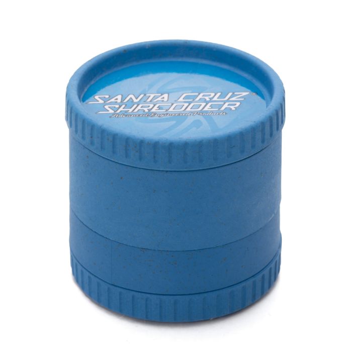 Blue 4 Piece Hemp Grinder by Santa Cruz Shredder