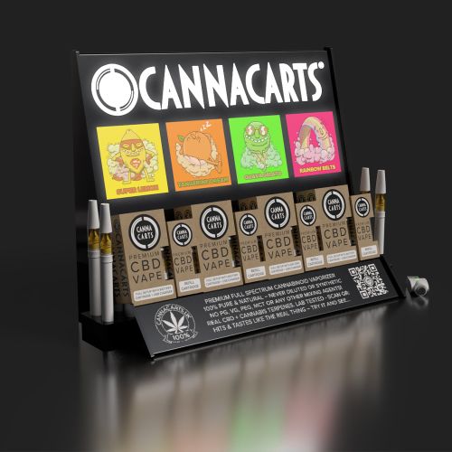 Cannacarts CBD Vape Pen Display