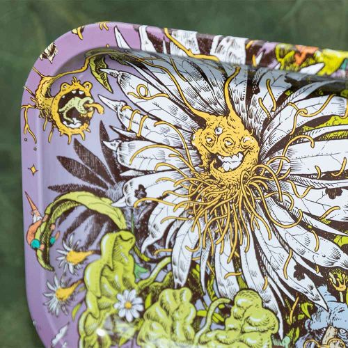 Mossy Giant Flower Rolling Tray Medium