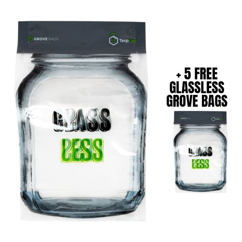 Glassless Curing Bag Pouch by Grove Bags