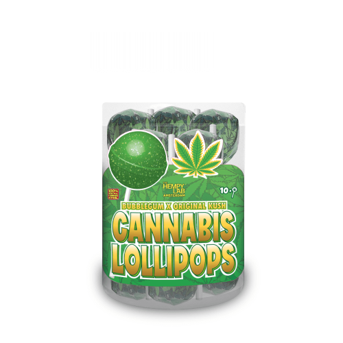 Original  x Hemperium Cannabis Lollipops by Dr. Greenlove Amsterdam