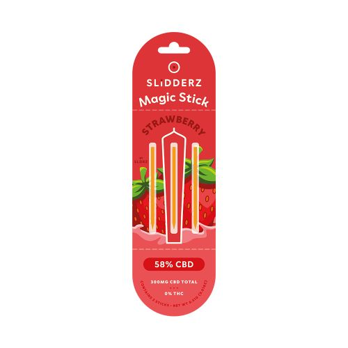 Strawberry CBD Magic Sticks Slidderz Joint Core 100mg x 3