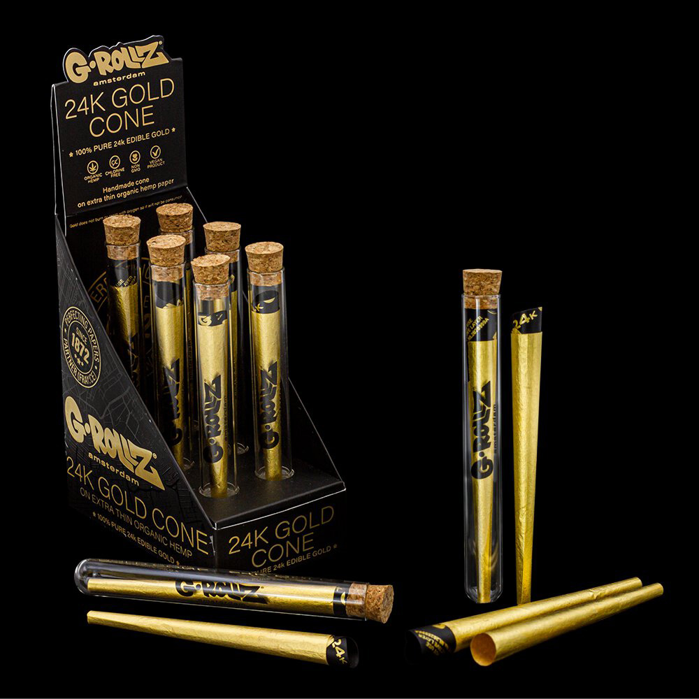 G-ROLLZ 24K Gold Cone