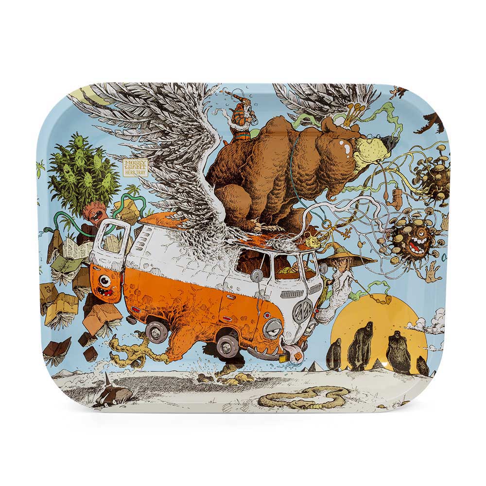 Mossy Giant Bird-House Rolling Tray Large Wholesale