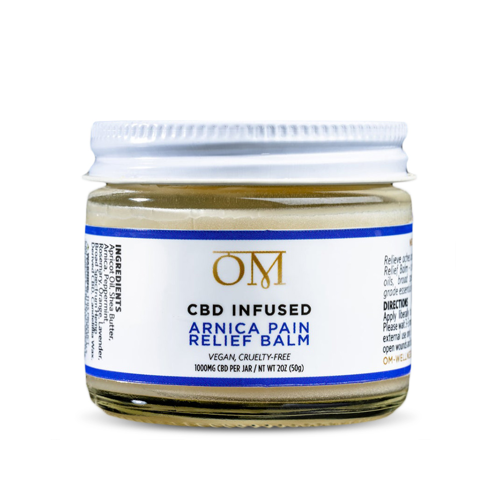 CBD Arnica Pain Relief Balm by OM Wellness CBD Wholesale