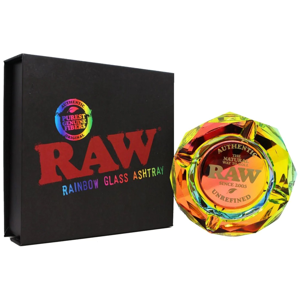 RAW Rainbow Glass Ashtray Wholesale