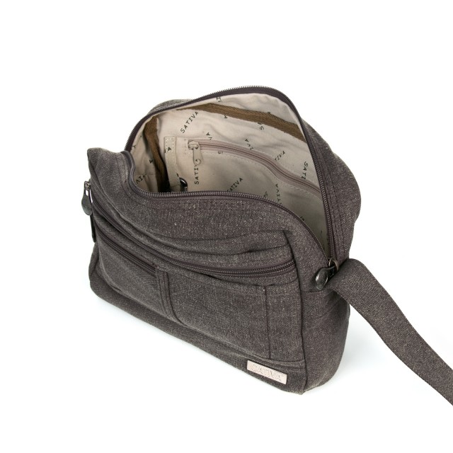 Hemp Smart Shoulder Bag by Sativa Bags Wholesale