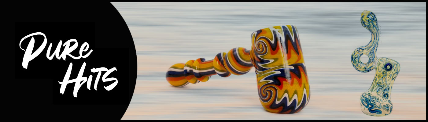 Pure Hits Glassware | Hammer Pipes Sherlock Pipes Bubblers and More