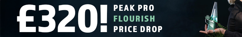 Puffco Peak Pro Flourish now for just £320.00 — a major price reduction!